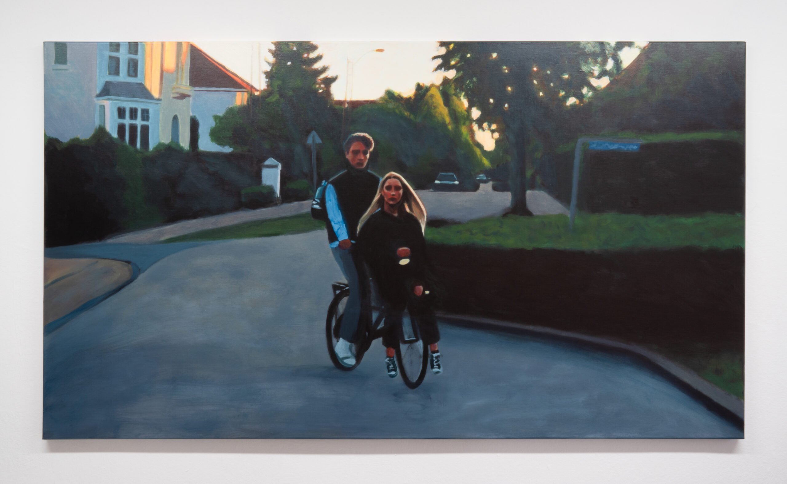Peter Rolsted — Den lyse morgen, 2025. Acrylic on linen.