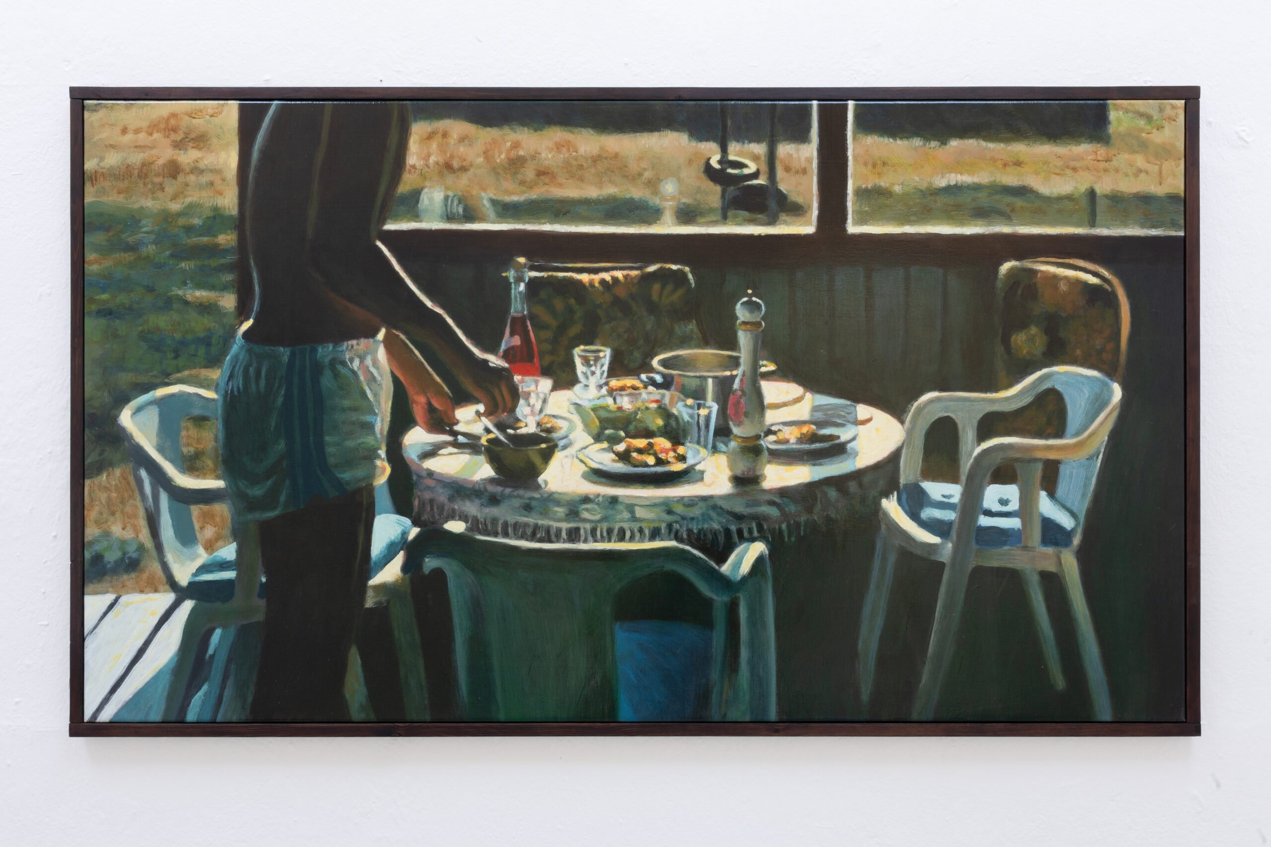 Peter Rolsted — Lyset er noget særligt, 2024. Acrylic on linen.