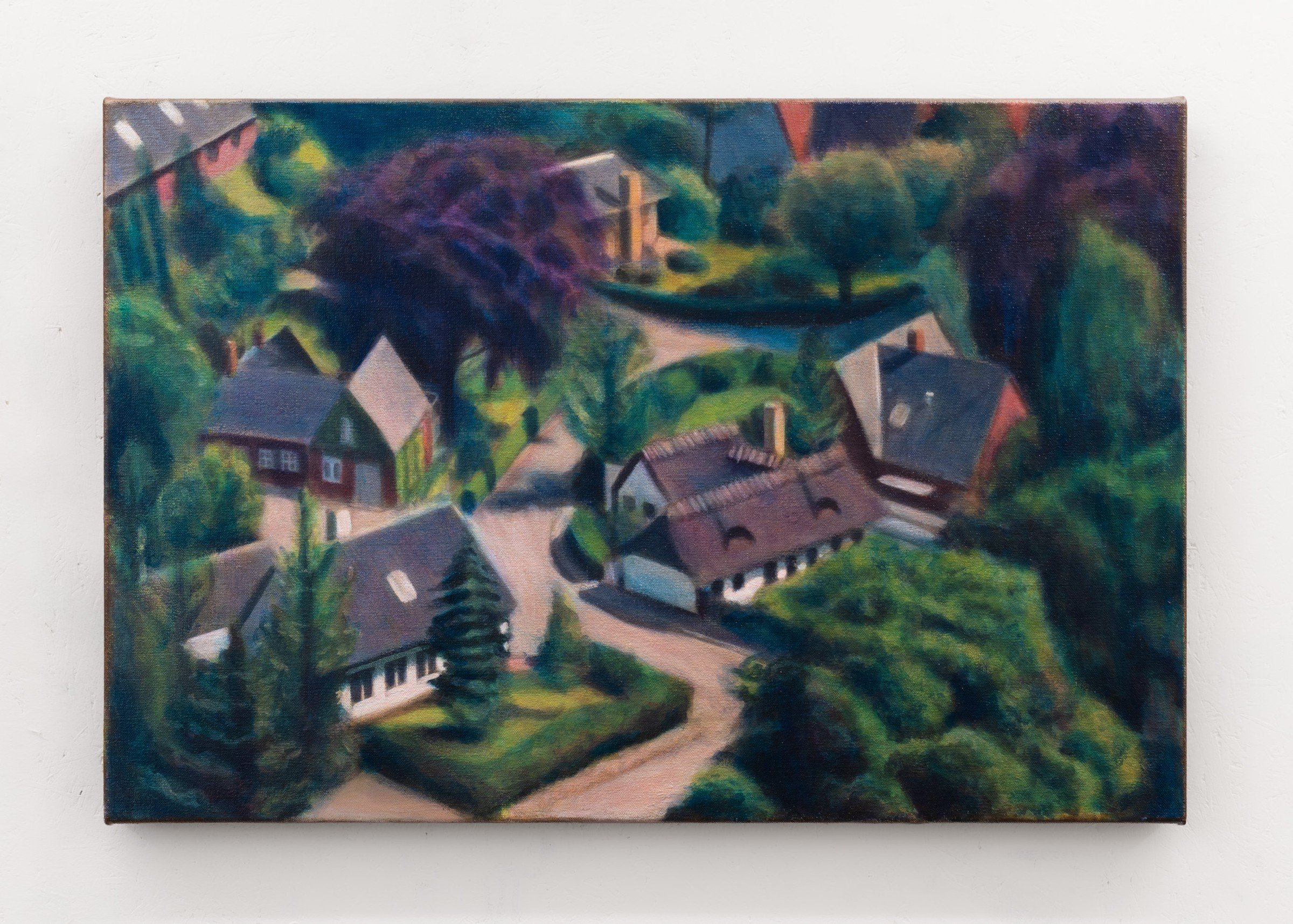 Peter Rolsted — Det føltes større, 2025. Acrylic on linen.