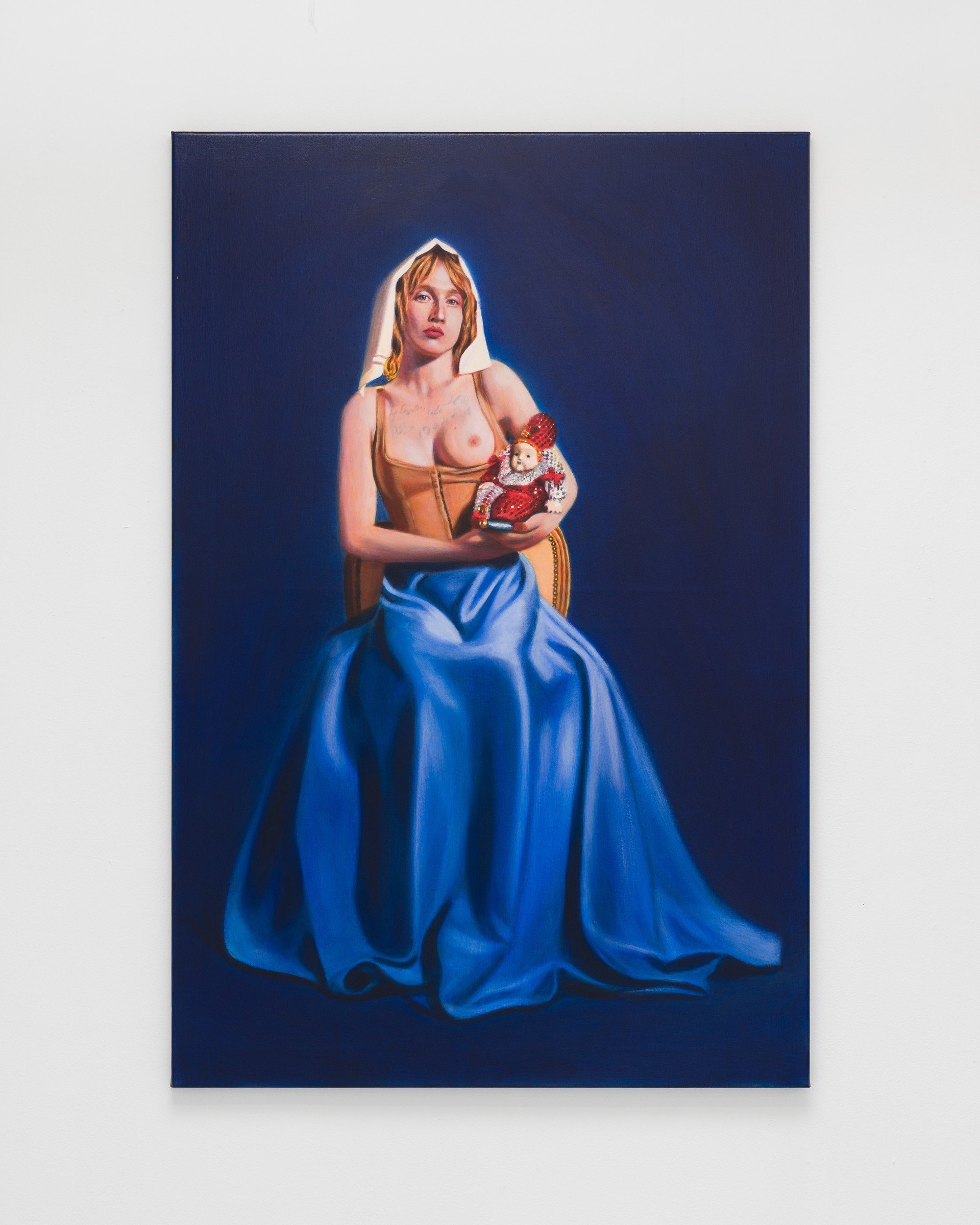Peter Rolsted — Dukke, 2025. Acrylic on linen.